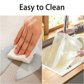 Lade das Bild in den Galerie-Viewer, Intirilife 6x Kühlschrankmatten Anti-Bakteriell in Transparente - 45 x 30 cm - Rutschfeste Schubladen Matte Einsatz für Kühlschrank Schublade Ablage Schützt Obst und Gemüse vor Bakterien und Wasser