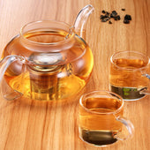 Lade das Bild in den Galerie-Viewer, Intirilife 5-teiliges Teeset mit Aufgussvorrichtungen und Löffel aus Edelstahl in Silber - 5 x 5 x 10 cm - Für köstlichen Tee ob Zuhause oder auf Reisen