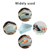 Lade das Bild in den Galerie-Viewer, Intirilife Spülbeckensieb Filterkorb aus Kunststoff in Grau - 24 x 14.2 x 10 cm - Zum Aufbewahren von Küchenutensilien Abwasch oder Schnittresten