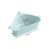 Lade das Bild in den Galerie-Viewer, Intirilife Spülbeckensieb Filterkorb aus Kunststoff in Grau - 24 x 14.2 x 10 cm - Zum Aufbewahren von Küchenutensilien Abwasch oder Schnittresten