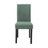 Lade das Bild in den Galerie-Viewer, Intirilife 1x Elastischer Stuhlhusse Stuhlüberzug in GEMUSTERT HELL GRÜN mit 38 - 45 cm Sitzfläche und 45 - 65 cm Lehnenhöhe - Für Partys Hochzeiten Hotels oder Zuhause im Esszimmer