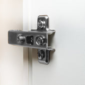 Lade das Bild in den Galerie-Viewer, Intirilife 4-teiliges Set verdeckte Türscharniere aus silbernem Edelstahl - 11 x 6 x 2.5 cm - Für angenehmes Öffnen und Schließen von Türen ohne aufzufallen