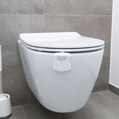Lade das Bild in den Galerie-Viewer, Intirilife LED Toilettenlicht Nachtleuchte in Weiß mit Bewegungsmelder und 8 verschiedenen Farben - 6.5 x 1.7 x 6.8 cm - Ein Blickfang der Ihnen hilft nachts das WC zu finden