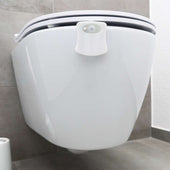 Lade das Bild in den Galerie-Viewer, Intirilife LED Toilettenlicht Nachtleuchte in Weiß mit Bewegungsmelder und 8 verschiedenen Farben - 6.5 x 1.7 x 6.8 cm - Ein Blickfang der Ihnen hilft nachts das WC zu finden