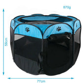 Lade das Bild in den Galerie-Viewer, Blau mit Pfoten