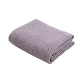 Lade das Bild in den Galerie-Viewer, Intirilife Sommerdecke aus Baumwolle in Grau mit 214 x 150 cm Größe - Luftige Tagesdecke leichte Sofadecke Kolter Überwurf für den Sommer