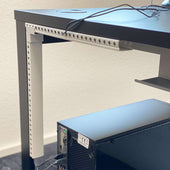 Lade das Bild in den Galerie-Viewer, Intirilife 9er-Set Kabelkanäle Kabel-Organizer aus weißem PVC mit je 39 x 4 x 2 cm Größe - Für einfaches Kabel-Management