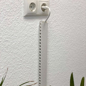 Lade das Bild in den Galerie-Viewer, Intirilife 9er-Set Kabelkanäle Kabel-Organizer aus weißem PVC mit je 39 x 4 x 2 cm Größe - Für einfaches Kabel-Management