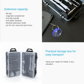 Lade das Bild in den Galerie-Viewer, Intirilife 115-teiliges Set Präzision Werkzeug Schraubendreher Set - 16 x 10 x 5.5 cm - Feinmechanik Werkzeug Schraubenzieher Kit zur Reparatur von Smartphone Brille Laptop Tablet und vieles mehr