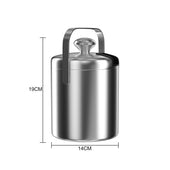 Lade das Bild in den Galerie-Viewer, Intirilife 4-teiliges Eiskübel Set 1 Liter aus Edelstahl mit Greifzange und Deckel -14.2 x 19.5 cm - Isoliert, doppelwandig - Eiswürfelbehälter Eis Eimer mit Zange zum Kühlen von Getränken Softdrinks