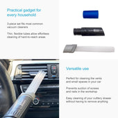 Lade das Bild in den Galerie-Viewer, Intirilife Staubsaugeraufsatz mit dünnen flexiblen Saugröhrchen - 38.5 x 4 cm - Für Staubsauger mit 3.1 cm Durchmesser - Staubsaugerbürste Reinigungsaufsatz verhindert das Aufsaugen von Kleinteilen