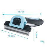 Lade das Bild in den Galerie-Viewer, Intirilife Hundebürste Tierhaarbürste für Langhaar und Kurzhaar - 13.7 x 10.3 x 4.5 cm - Deshedding Bürste für Haustiere Katzen Unterwolle und Unterfellbürste Fellpflege weniger Tierhaare