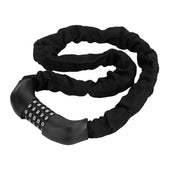 Lade das Bild in den Galerie-Viewer, Intirilife Fahrradschloss mit Zahlenschloss 1 m in Schwarz - Strapazierfähiges flexibles Kettenschloss mit 5-stelliger Zahlenkombination zum sicheren Verschließen des Fahrrads