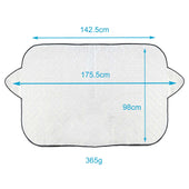 Lade das Bild in den Galerie-Viewer, Intirilife Sonnenschutz Frontschutz für Windschutzscheibe - 142.5 x 98 cm - Faltbare Frontscheiben Abdeckung für die Windschutzscheibe, Hitzeschutz Auto, in praktischer Tragetasche