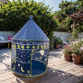 Lade das Bild in den Galerie-Viewer, Blau mit Sternen