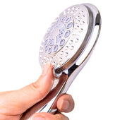 Lade das Bild in den Galerie-Viewer, Intirilife Duschkopf Handbrause mit 5 Funktionen in Silber - 24.5 x 10 x 4 cm - Universaler Brausekopf mit umweltfreundlicher Wasser-Stopp-Funktion Duschbrause Handbrausenkopf
