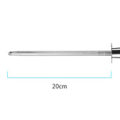 Lade das Bild in den Galerie-Viewer, Intirilife Wetzstab Messerschärfer in SILBER - 35 x 4 cm - Manueller Wetzstahl Messerschleifer aus Edelstahl für Professionelles Schleifen und Schärfen - Schleifstab für Messer, Klingen, Scheren
