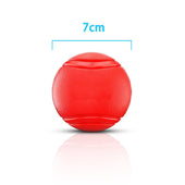 Lade das Bild in den Galerie-Viewer, Intirilife Hunde Gummiball 7cm in KNALL ROT - Hundeball Haustier Spielzeug mit 7 cm Durchmesser ideal zur Zahnreinigung - Bissfest, Geruchsneutral, Widerstandsfähig, Schwimmt auf Wasser
