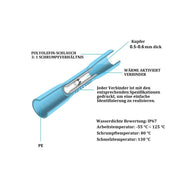 Lade das Bild in den Galerie-Viewer, 200er Quetschverbinder Mitteldick / (0.8 – 1.0mm dünn)
