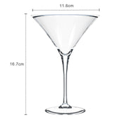 Lade das Bild in den Galerie-Viewer, Intirilife 6x Martini Glas Cocktailglas Kristallglas mit 145 ml Volumen für Bar und Partys spülmaschinenfest Trinkgläser Set
