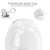 Lade das Bild in den Galerie-Viewer, Intirilife 4x doppelwandiges transparentes Espressoglas - 80 ml Füllmenge - Kaffeeglas Teeglas Thermoglas Dekoglas
