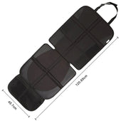 Lade das Bild in den Galerie-Viewer, Intirilife Sitzauflage Rücksitzschutzmatte für Auto in Schwarz - 120.65 x 45.7 cm - Wasserabweisende Kindersitzauflage Sitzschoner Unterlage zum Schutz vor Schmutz und Gebrauchsspuren
