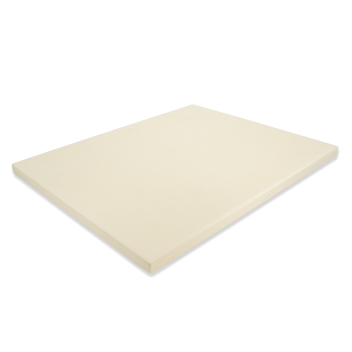 Intirilife Pizzastein in Beige - 38 x 30 x 1.5 cm - Backstein Rechteckig für Ofen und Grill zum Backen von Pizza Flammkuchen Brot und vielem mehr